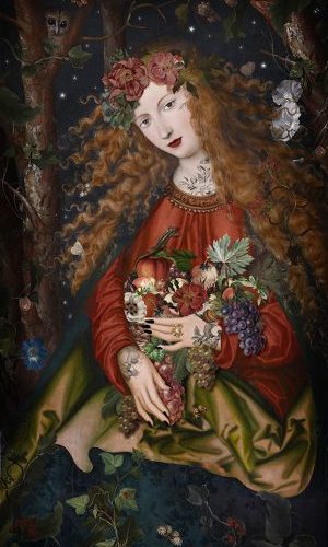 Tenture d’intérieur "Automne" format 70x137cm Voglio Bene