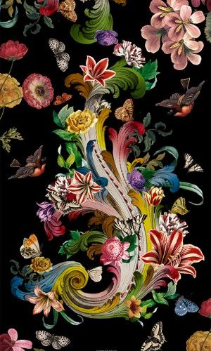 Tenture d’intérieur “Arabesque” format 70x137cm Voglio Bene