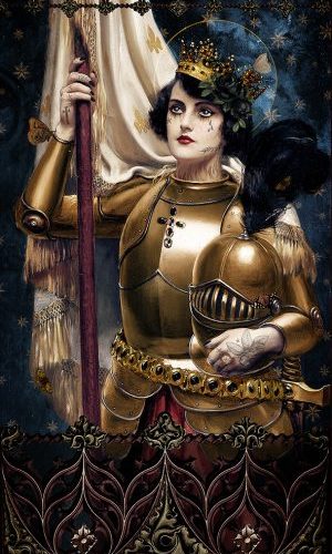 Tenture “Sainte Jeanne ”, 70/137cm Voglio BENE