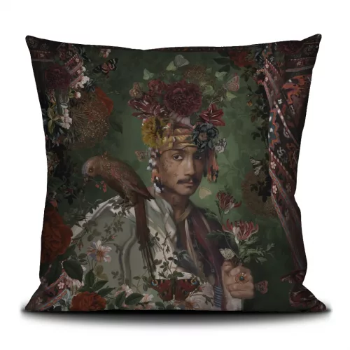 Housse de coussin 50/50cm "Le Sultan” Voglio bene