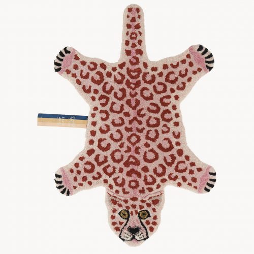 Petit tapis amis Léopard Rose Doing goods