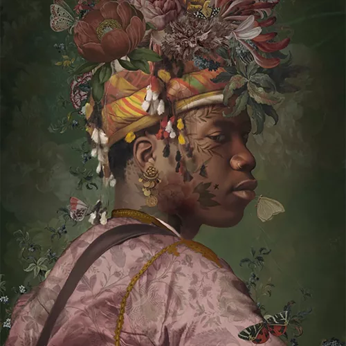 Tenture d’intérieur “AKEEM” format 70x137cm Voglio Bene