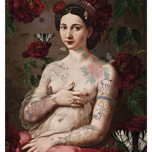 Affiche A3 "La Fornarina”,Voglio Bene