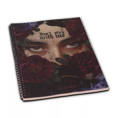 Cahier A4 spirale "Clementine" Voglio Bene