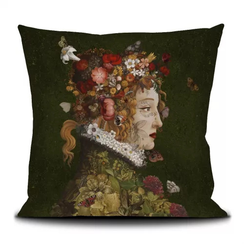 Housse de coussin 50/50cm "Flora” Voglio bene