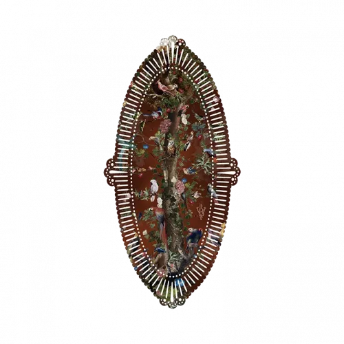 Napperon 19cm par 39cm "Arbre de Vie" Voglio Bene