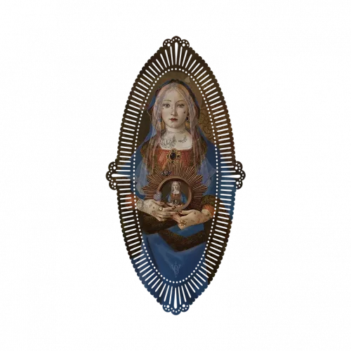 Napperon 19cm par 39cm "Madonna Suprema" Voglio Bene