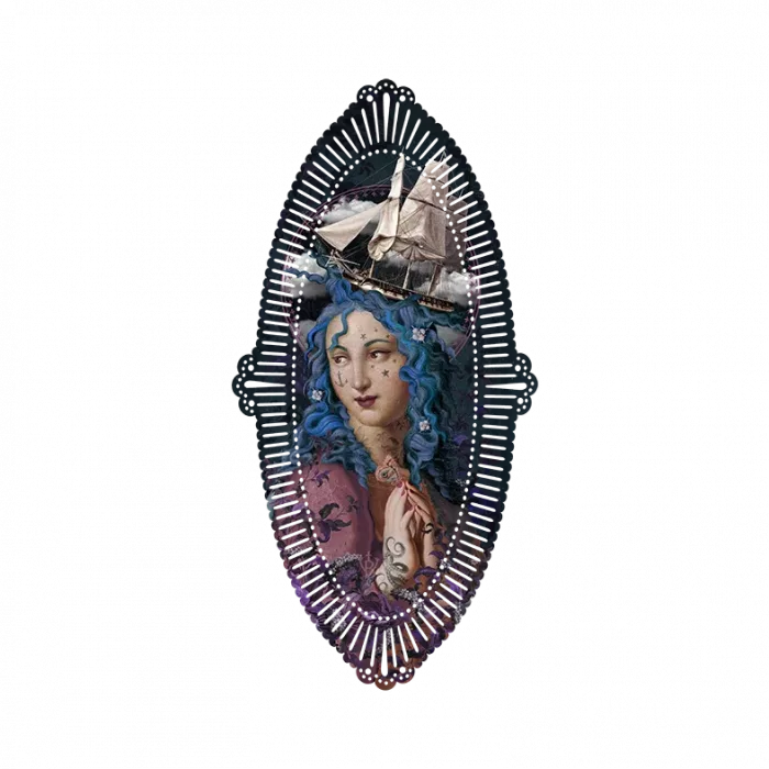 Napperon 19cm par 39cm "Sainte tempête" Voglio Bene