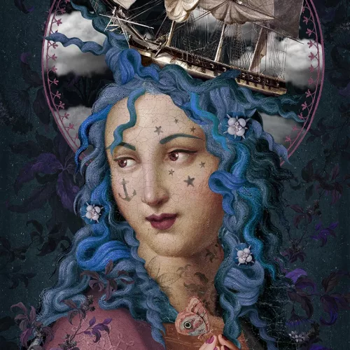 Tenture d’intérieur “Sainte Tempête” format 70x137cm Voglio Bene