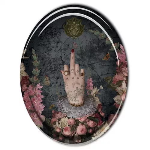 Plateau 33/25cm "Mano Ponderosa " de Voglio Bene