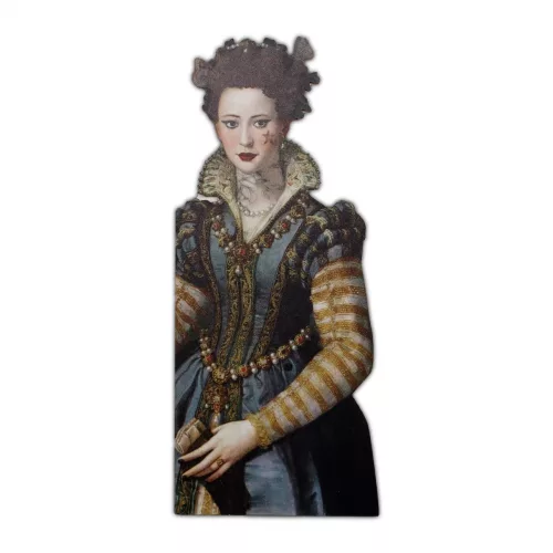 Marque page silhouette "Alessandra" Voglio Bene