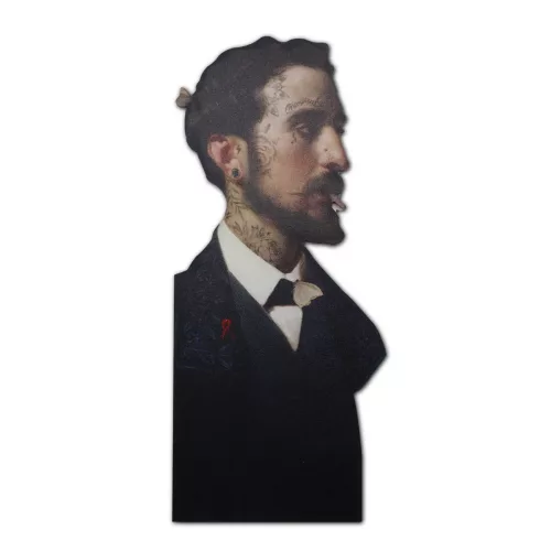 Marque page silhouette "Eduardo" Voglio Bene