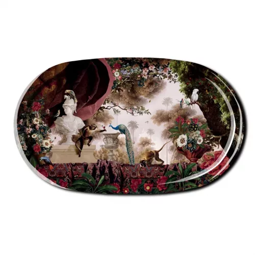 Plateau 55/33cm "Jardin Oriental" de Voglio Bene