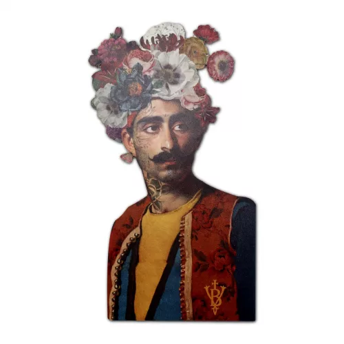 Marque page silhouette "Hassan" Voglio Bene