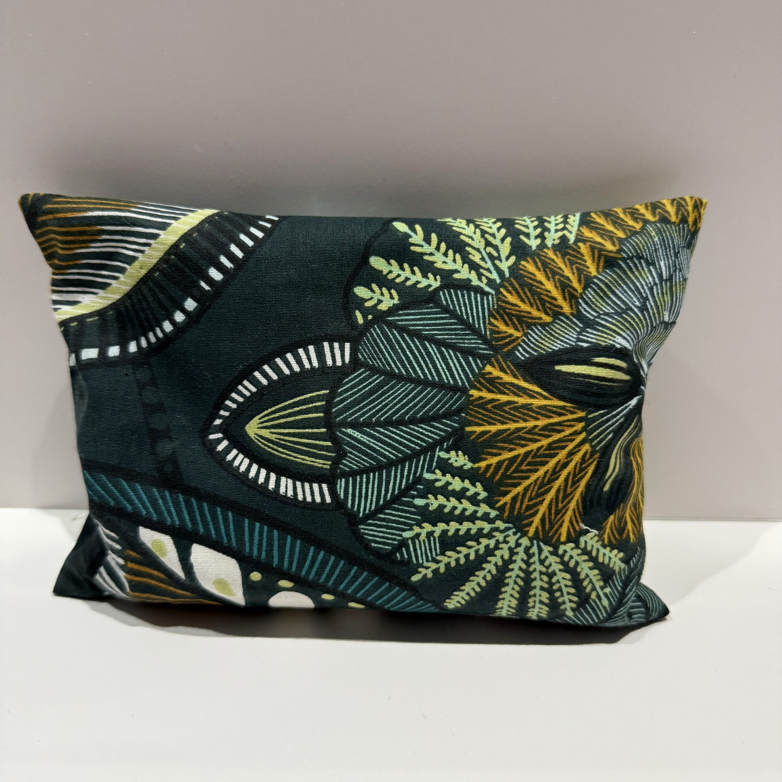 Petite Bouillotte sèche naturelle graines de lin bio « green »