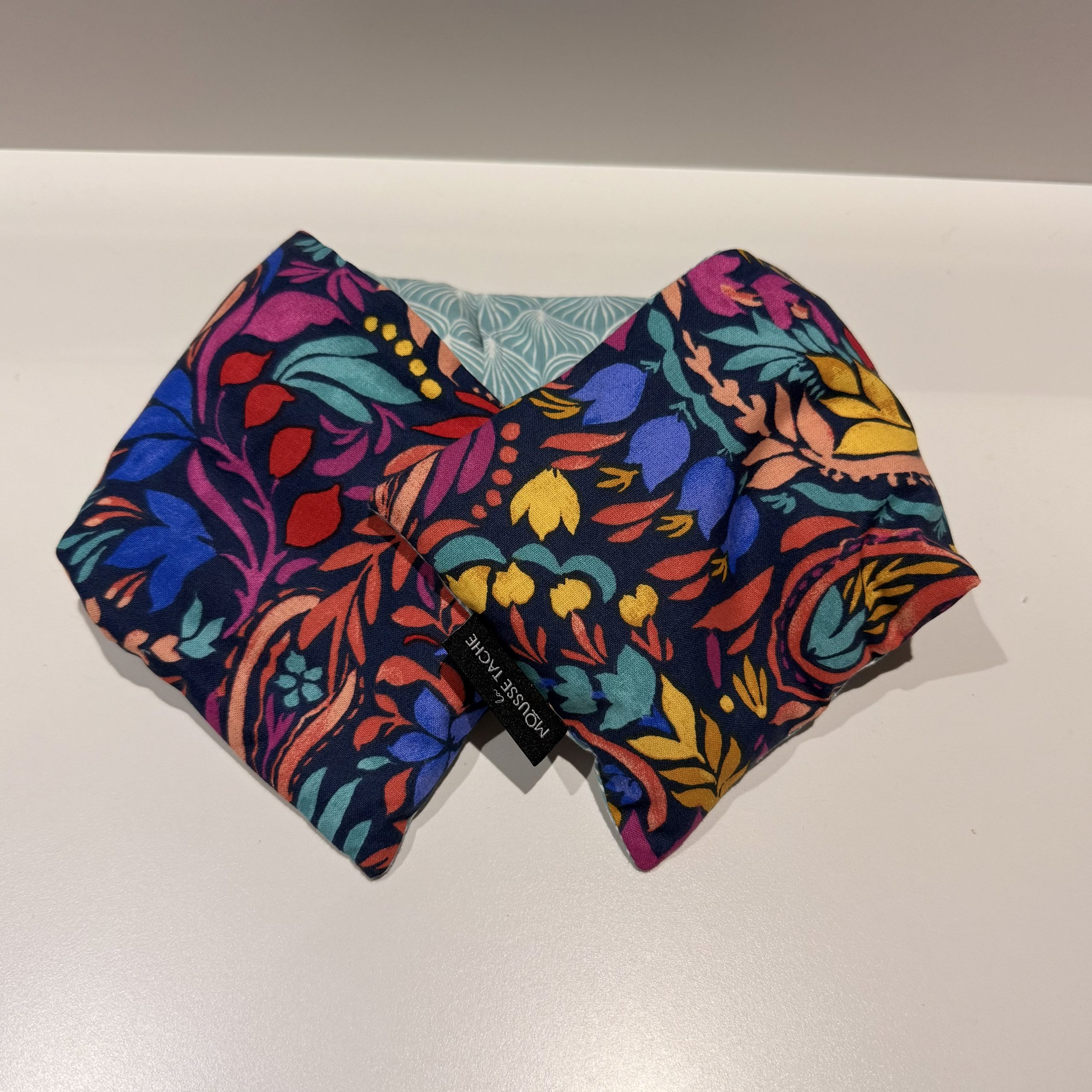 Bouillotte cervicales sèche au graine de lin bio "Tulipe"