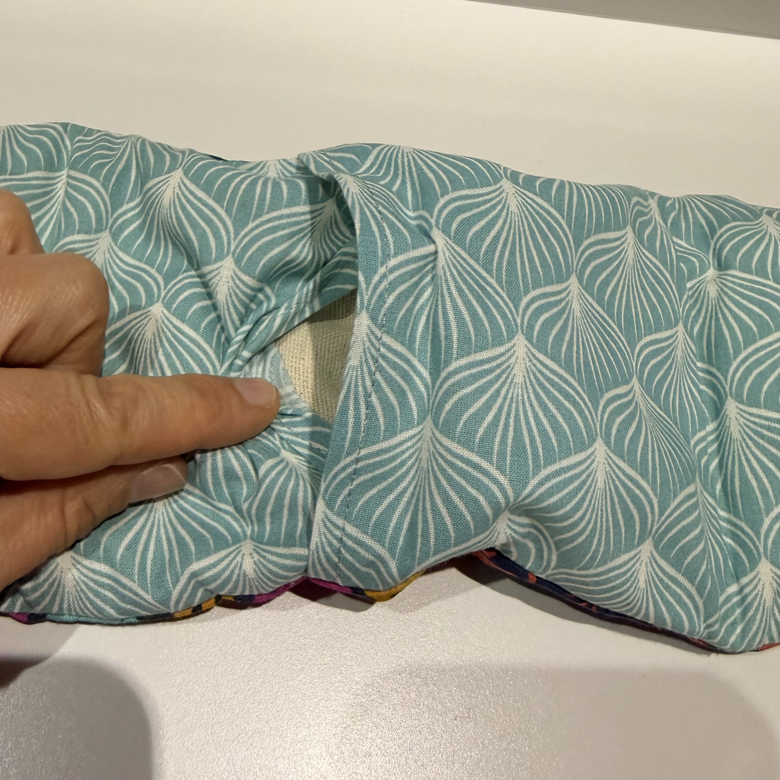 Bouillotte cervicale au graine de lin bio « Spiralee »