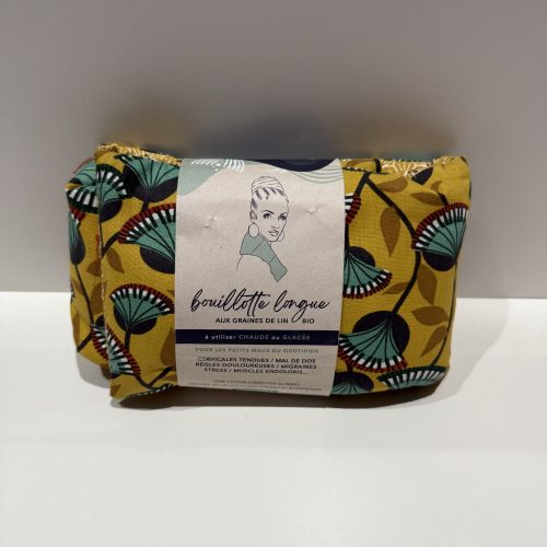 Bouillotte cervicales sèche au graine de lin bio "Brava"