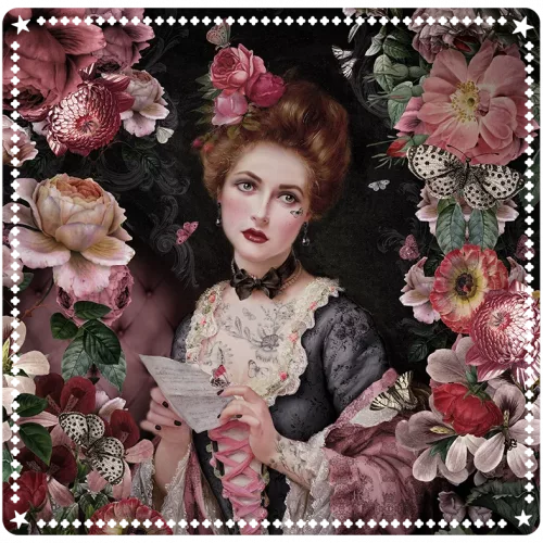 Tapis de tirage "La Lettre " Voglio Bene