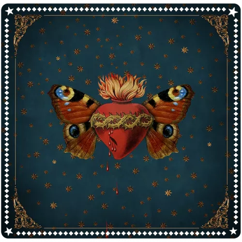 Tapis de tirage "Papillon sacré" Voglio Bene