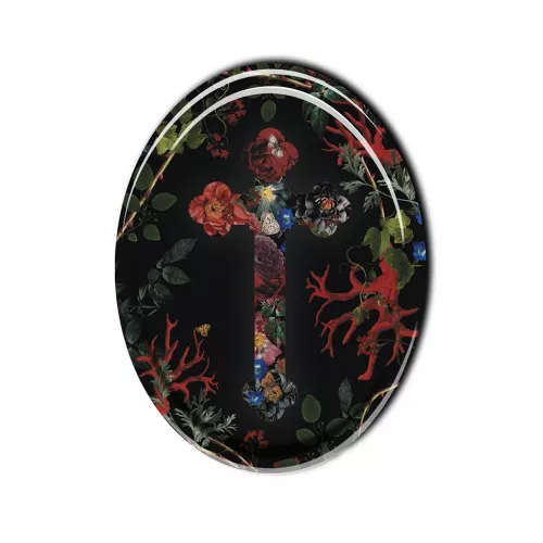 Plateau 33/25cm "Crucifix" de Voglio Bene