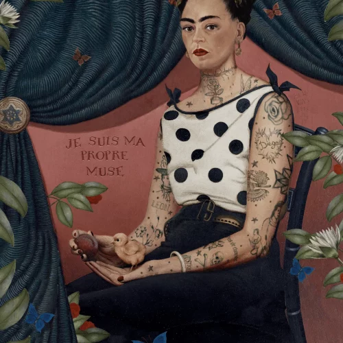 Tenture d’intérieur “Flora” format 70x137cm Voglio Bene