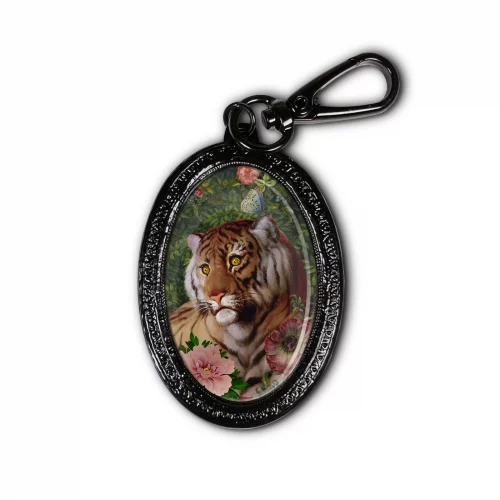 Porte clés noir «Machli» Voglio Bene