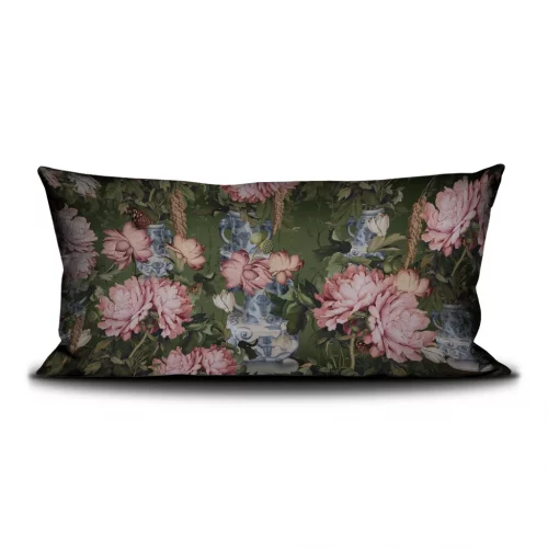 Housse de coussin 70/140cm "Porcelaine" Voglio Bene