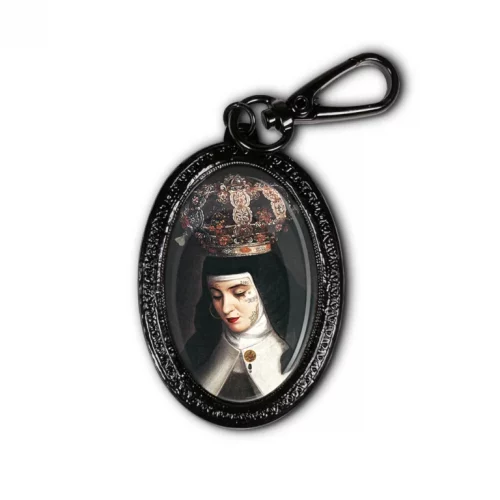 Porte clés noir «Prayer» Voglio Bene