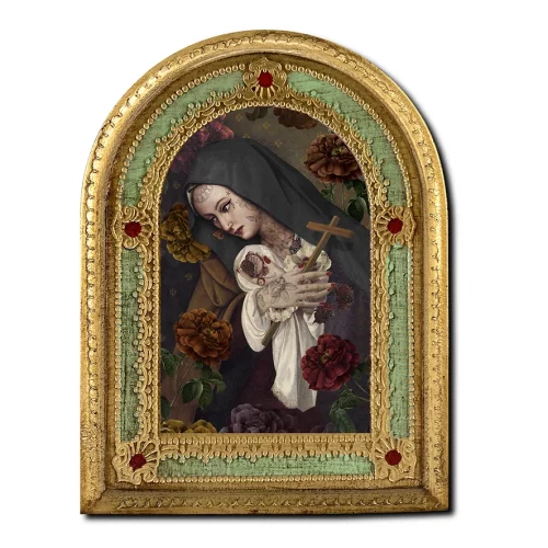 Icône religieuse "Sainte Thérèse" Voglio Bene