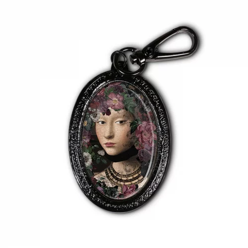 Porte clés noir «Starfire» Voglio Bene