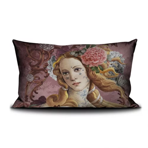 Housse de coussin 40/65cm rectangulaire "Vénus” Voglio bene