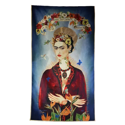 Tenture 80/144cm "Frida Kahlo" Voglio Bene , fête des mère