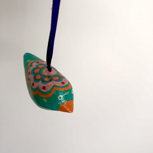 Pendentif bird sweet green