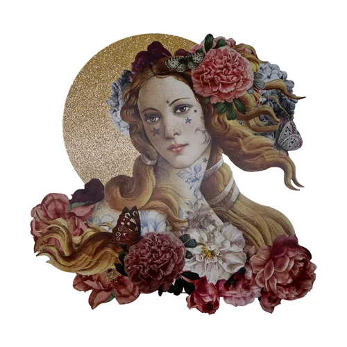 Tableau en forme de "Vénus"Voglio Bene , fête des mères