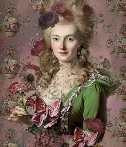 Tenture 80/144cm "Marie Antoinette" Voglio Bene