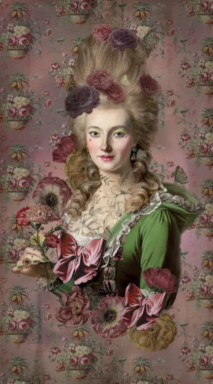 Tenture 80/144cm "Marie Antoinette" Voglio Bene