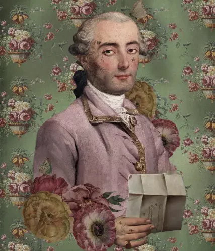 Tenture d’intérieur “Fersen” format 77x137cm Voglio Bene