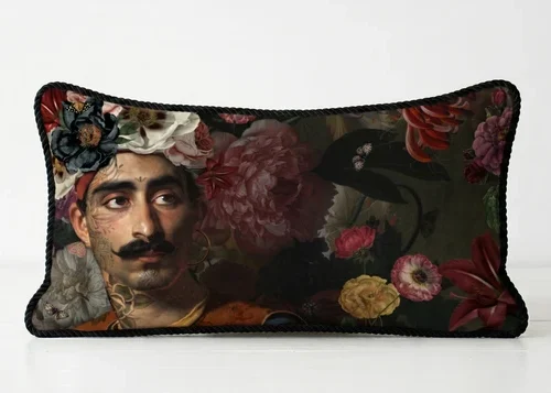 Housse de coussin 20/40cm «Hassan» Voglio Bene
