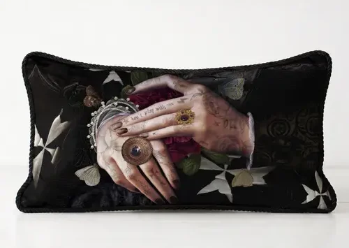 Housse de coussin 20/40cm "Protection" Voglio Bene