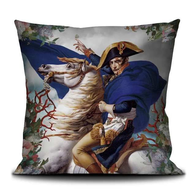 Housse de coussin 50/50cm "Napoléon” Voglio bene