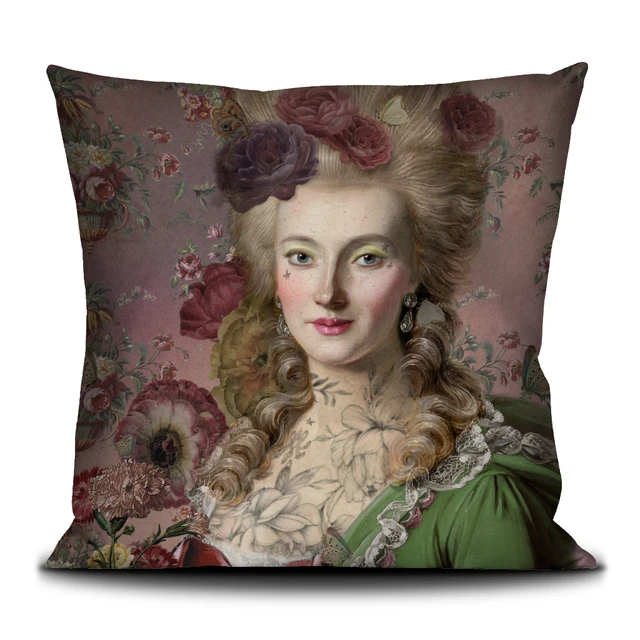 Housse de coussin 50/50cm "Marie Antoinette” Voglio bene