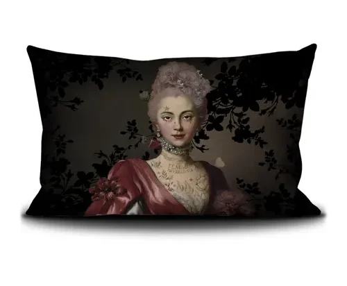 Housse de coussin 40/65cm rectangulaire "Olympe de Gouges" Voglio bene