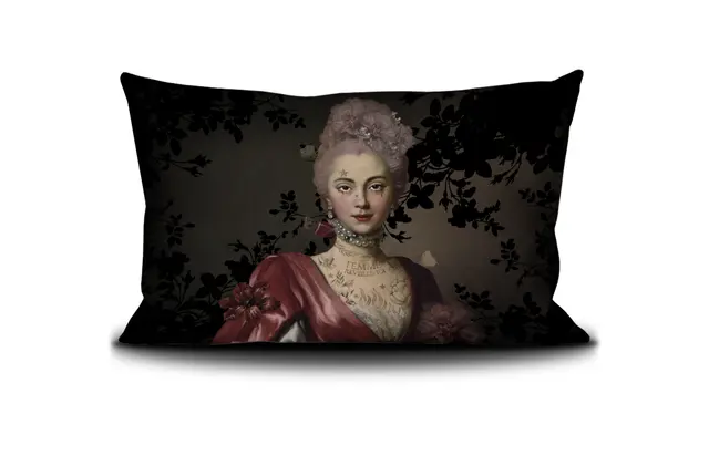 Housse de coussin 40/65cm rectangulaire "Olympe de Gouges" Voglio bene