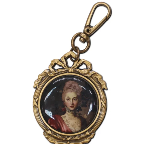Porte clés Médaillon «Olympe de Gouges» Voglio Bene