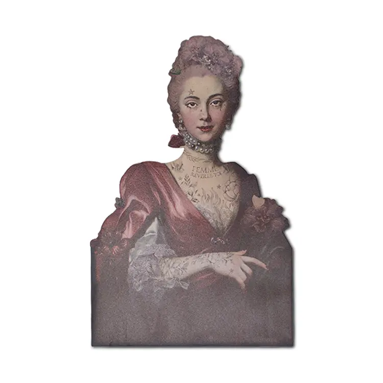 Marque page silhouette "Olympe de Gouges" Voglio Bene