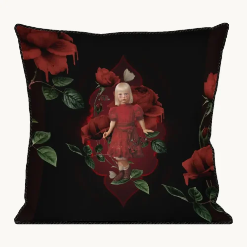 Housse de coussin 50/50cm "Bloody Suzy” Voglio bene