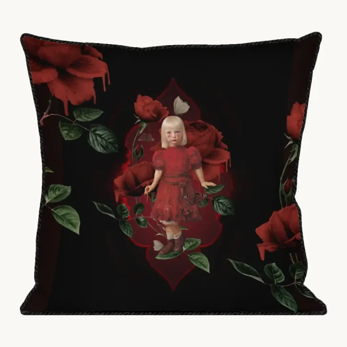 Housse de coussin 50/50cm "Bloody Suzy” Voglio bene