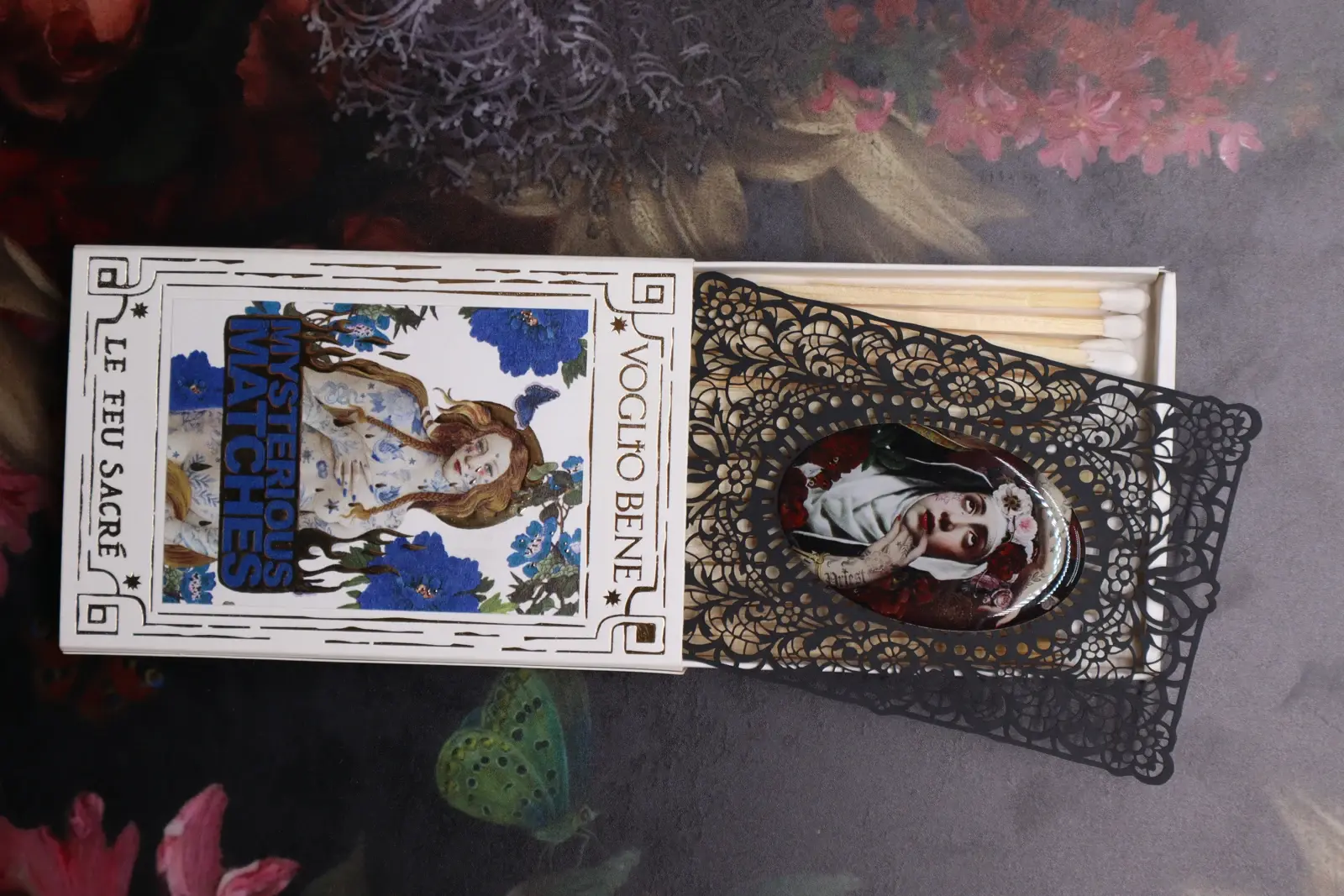 Allumettes Mysterious Matches édition du feu sacré Voglio Bene